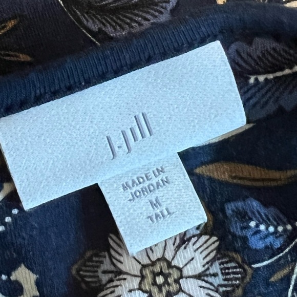 Navy paisley-esque pattern, Maxi, M Tall, Dress - Picture 7 of 9